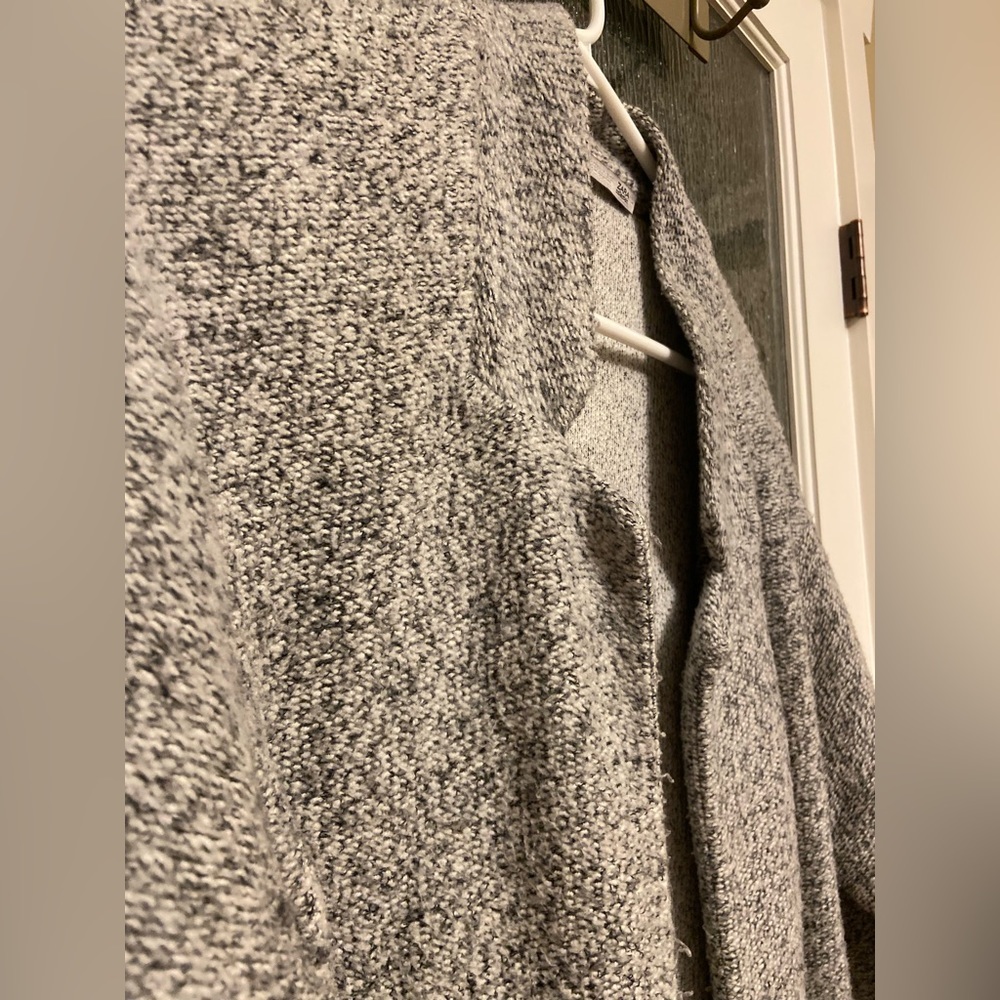 Zara Grey Sweater-Coat - Picture 3 of 5